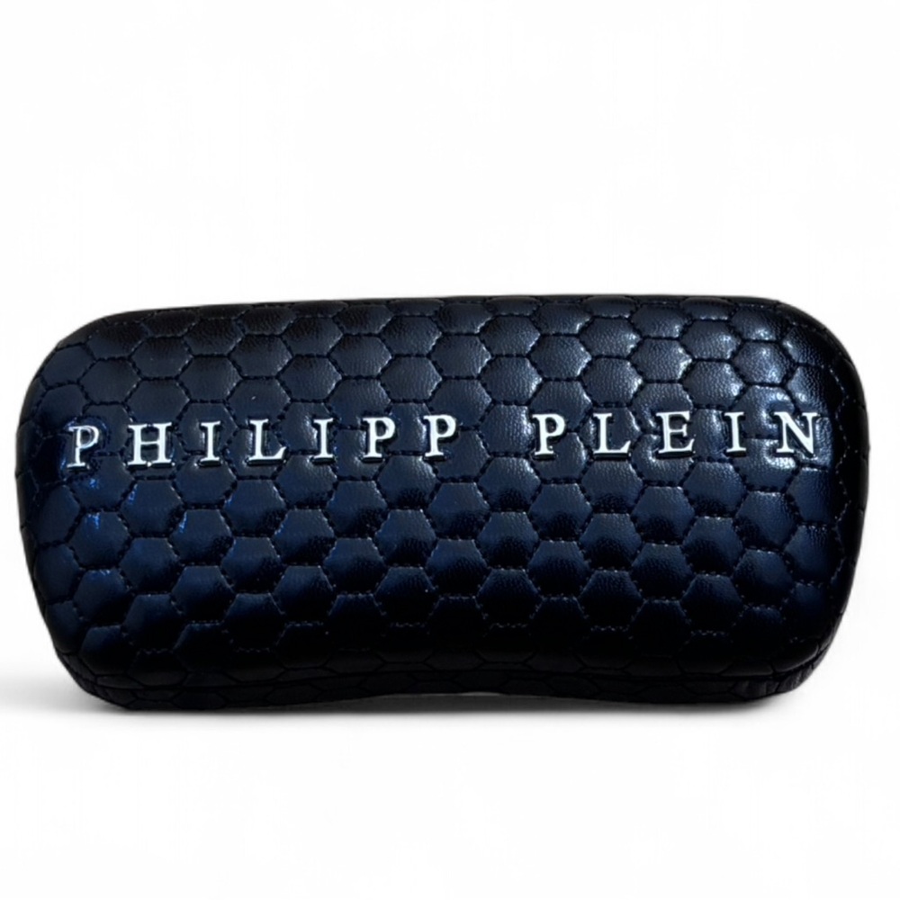 Philipp Plein quilted hard sunglasses case